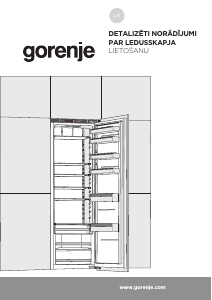 Rokasgrāmata Gorenje RI518EA1 Ledusskapis