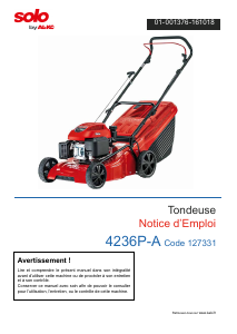 Mode d’emploi Solo 4236P-A Tondeuse à gazon