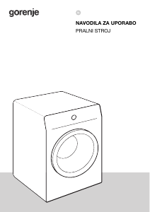 Priročnik Gorenje WG484A31B Pralni stroj