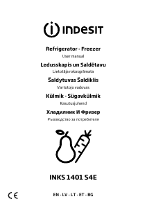 Manual Indesit INKS 1401 S4E Fridge-Freezer
