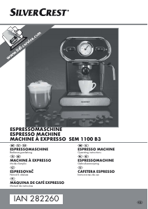 Mode d’emploi SilverCrest SEM 1100 B3 Machine à expresso