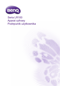 Instrukcja BenQ LR100 Aparat cyfrowy