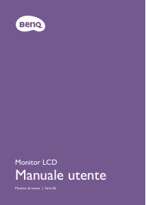 Manuale BenQ BL2480T Monitor LCD