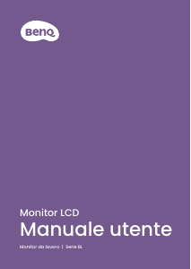 Manuale BenQ BL2490 Monitor LCD