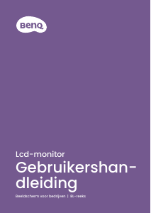 Handleiding BenQ BL2490T LCD monitor