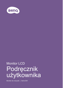 Instrukcja BenQ EW3280U Monitor LCD