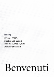 Manuale BenQ FP556S Monitor LCD