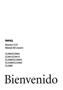 Manual de uso BenQ GL940A Monitor de LCD