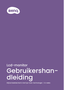 Handleiding BenQ GW2490 LCD monitor