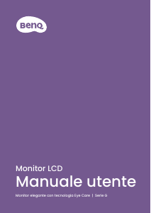 Manuale BenQ GW2490C Monitor LCD