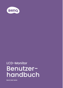 Bedienungsanleitung BenQ MA270U LCD monitor