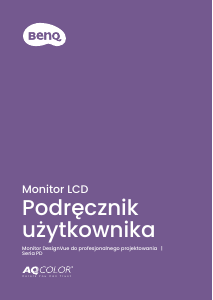 Instrukcja BenQ PD2705UA Monitor LCD