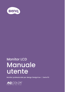 Manuale BenQ PD2706QN Monitor LCD