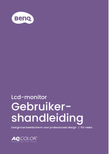 Handleiding BenQ PD2720U LCD monitor
