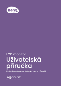 Manuál BenQ PD3205UA LCD monitor