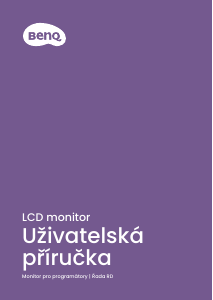 Manuál BenQ RD280UA LCD monitor
