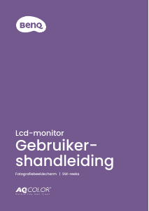 Handleiding BenQ SW272U LCD monitor
