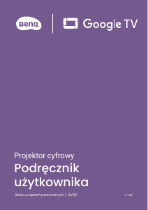 Instrukcja BenQ GV32 Projektor