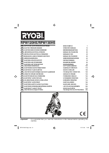 Mode d’emploi Ryobi RPW120HS Nettoyeur haute pression