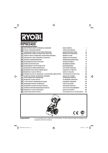 Mode d’emploi Ryobi RPW2400 Nettoyeur haute pression