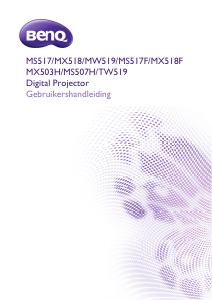Handleiding BenQ MS507H Beamer