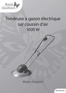 Mode d’emploi Royal Gardineer NX-5016-675 Tondeuse à gazon