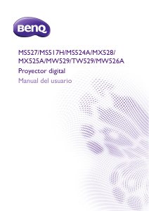 Manual de uso BenQ MS517H Proyector