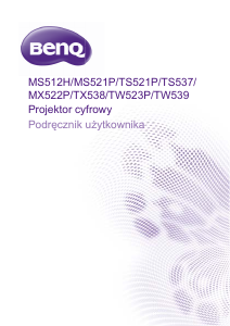 Instrukcja BenQ MS521P Projektor