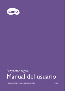 Manual de uso BenQ MW536 Proyector