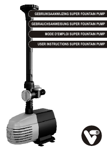 Manual VT Super 2000 Fountain Pump