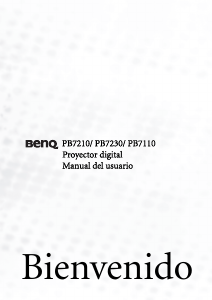 Manual de uso BenQ PB7210 Proyector
