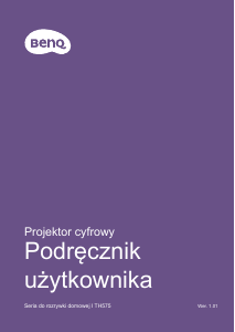 Instrukcja BenQ TH575 Projektor