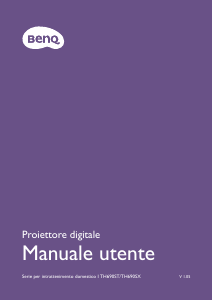 Manuale BenQ TH690ST Proiettore