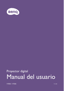 Manual de uso BenQ V7000i Proyector