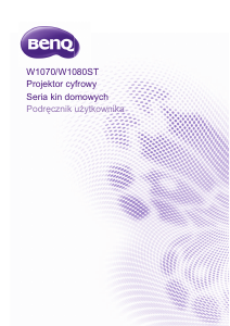 Instrukcja BenQ W1080ST Projektor