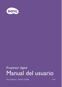 Manual de uso BenQ W2710i Proyector