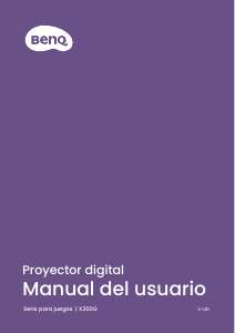 Manual de uso BenQ X300G Proyector