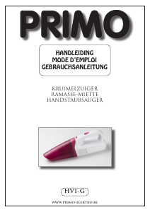 Mode d’emploi Primo HV1-G Aspirateur à main