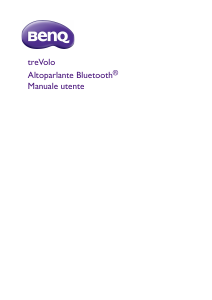 Manuale BenQ treVolo Altoparlante