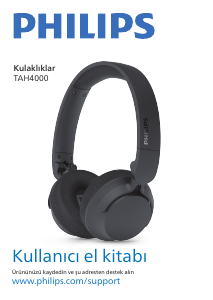 Kullanım kılavuzu Philips TAH4000PK Kulaklık