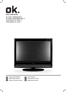 Manuale OK OLC 190-B D2 LCD televisore