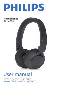 Handleiding Philips TAH4500WT Koptelefoon