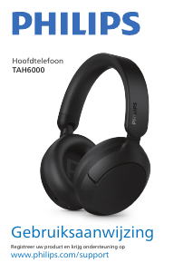 Handleiding Philips TAH6000BK Koptelefoon