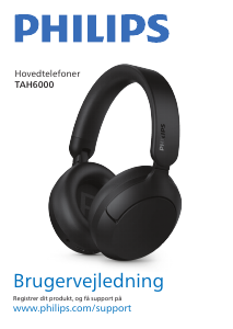 Brugsanvisning Philips TAH6000WT Hovedtelefon
