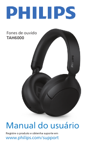 Manual Philips TAH6000WT Auscultador