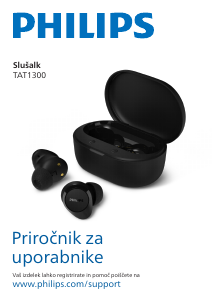 Priročnik Philips TAT1300BK Slušalka