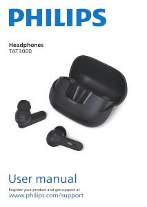 Handleiding Philips TAT3000WT Koptelefoon