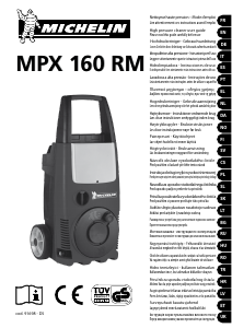Manuál Michelin MPX 160 RM Tlaková myčka