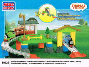 Käyttöohje Mega Bloks set 10528 Thomas and Friends Percyn erikoistarjous