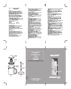 Manual Mallory Fruits Espremedor de citrinos